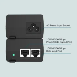 Alternative view of TP-Link TL-POE160S Gigabit PoE+ Injector (30W)