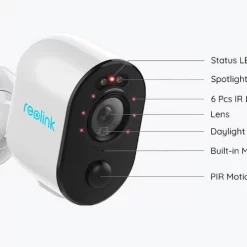 Alternative view of Reolink Argus 3 2K 4MP Battery Powered Wifi Camera