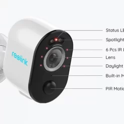 Alternative view of Reolink Argus 3 Pro 4MP Battery Powered Wifi Camera